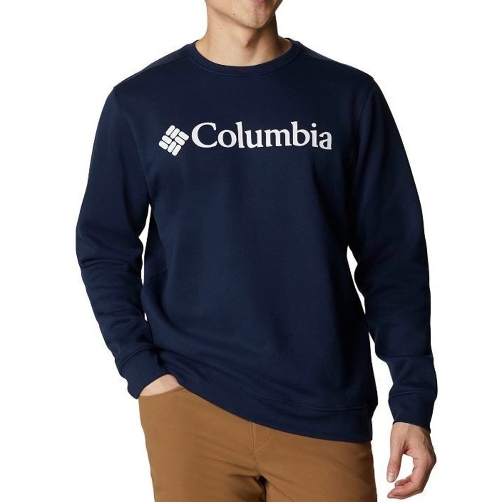 Columbia Trek Mens Crew Neck Long Sleeve Sweatshirt size XXL/2TG navy D4
